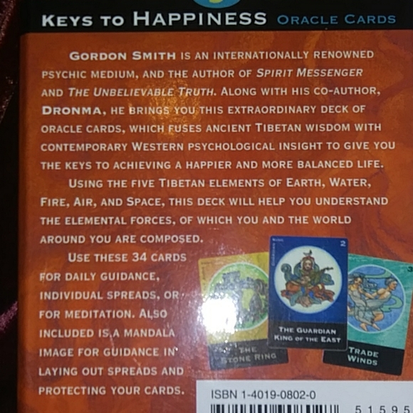 5 Keys to Happiness - Oracle Cards - Picture 2 of 5